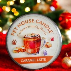 Pet House Candle Caramel Latte